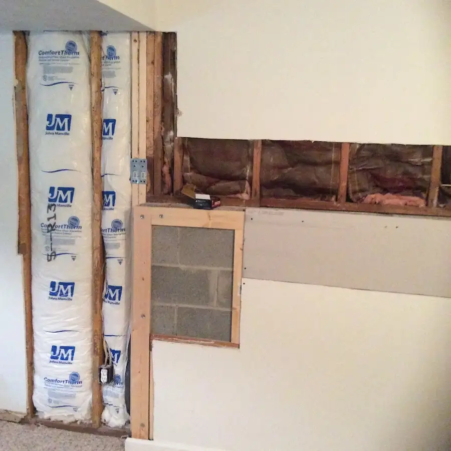 Wall insulation replacement during Contents Cleaning & Restoration in Fair Oaks Ranch